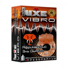Эрекционное виброкольцо Luxe VIBRO  Африканский Эль Дьябло 
