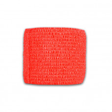 Широкая перевязочная лента красного цвета - 230 см.