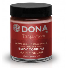 Топпинг для тела DONA Maple Sugar с ароматом кленового сиропа - 59 мл.