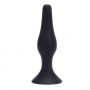 Крупная чёрная анальная пробка из силикона ANAL BOTTLE PLUG SILICONE EXTRALARGE - 15,5 см. (Toyz4lovers T4L-00700912)