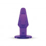 Фиолетовый анальный плаг большого размера JAMMY JELLY ANAL XL PLUG VIOLET - 14 см.