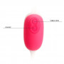 Розовые вагинальные шарики с вибрацией из силикона (Baile BI-014269)
