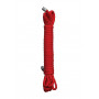 Красная веревка для бандажа Kinbaku - 5 м.