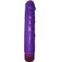 Фиолетовый вибратор Purple Ego - 23 см.
