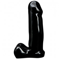 Чёрный фаллоимитатор Sex Please Perfect Penis - 17,5 см.