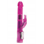 Ярко-розовый вибратор RABBIT LOVERS BREED MATT - 23 см. (Toyz4lovers T4L-00903005)