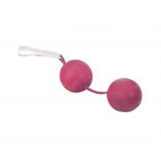 Вагинальные розовые шарики на гибкой сцепке