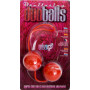 Красно-белые вагинальные шарики  со смещенным центром тяжести Duoballs