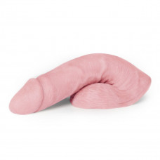 Мягкий имитатор пениса Pink Limpy большого размера - 21,6 см.