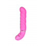Розовый силиконовый вибростимулятор точки G PURRFECT SILICONE 6INCH 10FUNCTIONS - 15 см. (Dream Toys 20954)