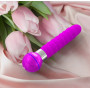 Розовый волнообразный вибромассажёр Touch - 20,5 см.