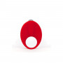 Красное эрекционное кольцо с вибрацией TLC CaliberVibrating Silicone Cock Ring