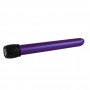 Фиолетовый классический тонкий вибратор - 14,5 см.