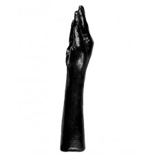 Чёрная рука для фистинга - 37 см.