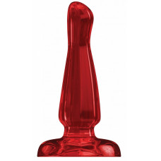 Красный анальный стимулятор Bottom Line 5  Model 3 Acrylic Red - 13 см.