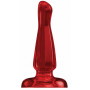Красный анальный стимулятор Bottom Line 5  Model 3 Acrylic Red - 13 см.
