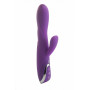 Фиолетовый перезаряжаемый вибратор RechargeableTulip Purple - 21 см.
