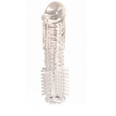 Прозрачная насадка на пенис Penis Silicone Sleeve - 14 см.