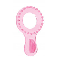 Розовое эрекционное кольцо SYNERGY CLIT BUMPER LOVE RING PINK