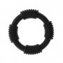 Чёрное эрекционное кольцо PLAY CANDI COTTON POP BLACK (Seven Creations 50792)