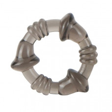 Дымчатое эрекционное кольцо MINI FLEX STRETCHY COCKRING