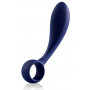 Темно-синий стимулятор для мужчин Bob Deep Blue - 9,6 см.