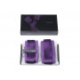 Фиолетовые шелковые наручники Etherea