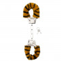 Меховые тигровые наручники (Shots Media BV SHT255TIG)
