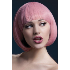 Розовый парик-каре Mia