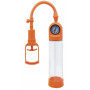 Оранжевая вакуумная помпа A-toys с манометром и прозрачной колбой