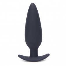 Тёмно-синий анальный плаг Primal Attraction Jiggle Butt Plug - 12,2 см.