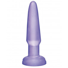 Фиолетовая анальная пробка Beginners Butt Plug - 10,9 см.
