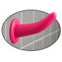 Ярко-розовый анальный стимулятор Anal Teaser - 12,5 см.