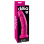 Большой ярко-розовый дилдо 9  Dillio - 24,1 см.