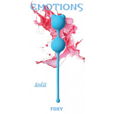 Голубые вагинальные шарики Emotions Foxy