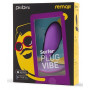 Фиолетовая анальная вибропробка SURFER PLUG VIBE с управлением со смартфона