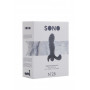 Серый вибромассажер простаты SONO No.26 - 11,3 см.