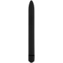 Чёрный тонкий вибратор GC Slim Vibe - 16,5 см.