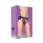 Фиолетовый страпон Deluxe Silicone Strap On 10 Inch - 25,5 см. (Shots Media BV OU207PUR)