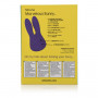 Фиолетовый виброзайчик Mini Marvels Silicone Marvelous Bunny (California Exotic Novelties SE-4409-30-3)