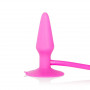 Розовый анальный расширитель Booty Call Booty Pumper Small - 9,5 см.