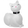Белый массажёр-кошка I Rub My Kitty с вибрацией