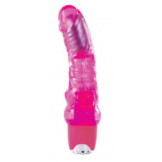 Розовый многоскоростной вибромассажёр Jelly Rancher 6 Vibrating Massager - 19 см.