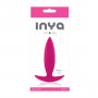 Розовая анальная пробка для ношения INYA Spades Small - 10,2 см.