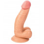 Фаллоимитатор на присоске Realstick Nude - 15,5 см.