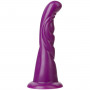 Фиолетовая рельефная насадка Vac-U-Lock Platinum Edition The Beauty - 18,8 см.