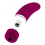Фиолетовый вакуумный клиторальный вибромассажер Personal vibrator HIKY 