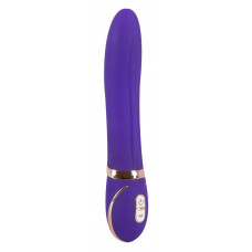 Фиолетовый вибромассажер для точки G Glam Up Purple GR - 22 см.