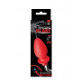 Красная насадка для душа HYDROBLAST 4INCH BUTTPLUG SHAPE DOUCHE - 10,2 см. (NMC 111743)