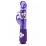 Фиолетовый вибратор с клиторальной стимуляцией G Rabbit - 26 см.
